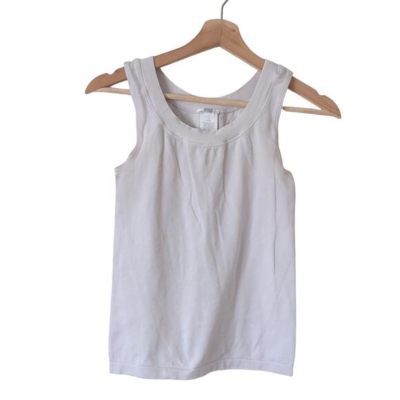 Wolford Women's Sleeveless Tank Top Cami Stretchy Cotton XS Silver Gray Basic - Picture 1 of 5